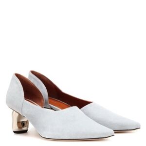 NWT Rejina Pyo Casey Suede Cutout Pumps Size 40